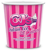 12oz T2 Logo Printed Double Poly Paper Container