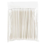 Karat Earth 9" Diagonal Cut Bamboo Fiber Jumbo Straws (6mm) Paper Wrapped, Natural - 4,000 pcs