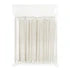 Karat Earth 9" Diagonal Cut Bamboo Fiber Colossal Straws (12mm) Paper Wrapped, Natural - Bag of 80 pcs