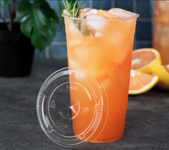 Karat Earth PLA Flat Lid for 32oz Cup (107mm) - 500 pcs