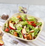 Karat Earth 32oz PFAS Free Bagasse Square Bowl, Natural - 300 pcs