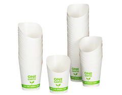 Karat Earth 5.5 oz ONE EARTH Eco-Friendly Paper Charcuterie Cups, Scoop Cups - 1,000 pcs