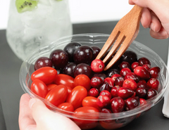 Karat Earth PLA 18 oz Salad Container (175 mm), Clear - 300 pcs