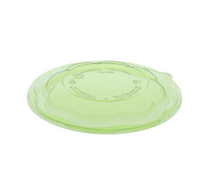 Karat Earth PLA Dome Lid for 18-48 oz. PLA Salad Container, Green - 300 pcs