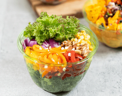 Karat Earth PLA 48 oz Salad Container (175 mm), Green - 300 pcs