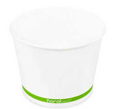 Karat Earth 32 oz Eco-Friendly Paper Food Containers (142mm), Generic Print - 600 pcs