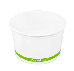 Karat Earth 20oz Eco-Friendly Paper Food Containers (126mm), Generic Print - 600 pcs
