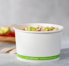 Karat Earth 20oz Eco-Friendly Paper Food Containers (126mm), Generic Print - 600 pcs