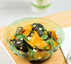 Karat Earth PLA 24 oz Salad Container (175 mm), Green - 300 pcs