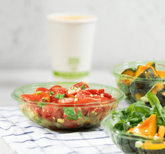 Karat Earth PLA 18 oz Salad Container (175 mm), Green - 300 pcs