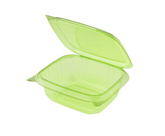 Karat Earth 12oz PLA Hinged Deli Container, Green - 200 pcs