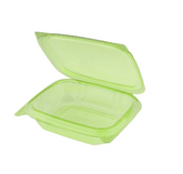 Karat Earth 8oz PLA Hinged Deli Container, Green - 200 pcs