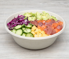 Karat Earth 40oz PFAS Free Bagasse Round Bowl, Natural - 500 pcs