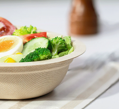 Karat Earth 28oz PFAS Free Bagasse Burrito Bowl - 300 pcs