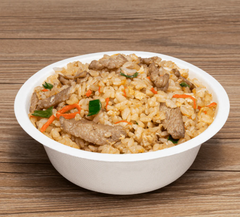 Karat Earth 16oz PFAS Free Eco-Friendly Bagasse Rice Bowl, White - 1,000 pcs