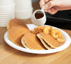 Karat Earth 9" Mineral Filled PP Round Plate, White, 1 compartment - 500 pcs