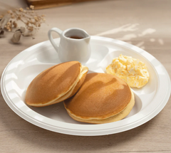 Karat Earth 10.25" Mineral Filled PP Round Plate, White, 3 compartments - 500 pcs