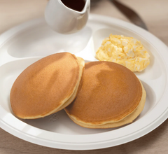 Karat Earth 10.25" Mineral Filled PP Round Plate, White, 3 compartments - 500 pcs