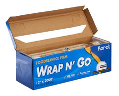 12" x 2000' WRAP N'GO Foodservice Film with Serrated Cutter