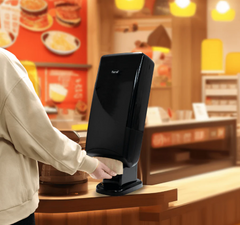 Interfold Dispenser for Dispense Nap, Stand/Tabletop, Black - 1 unit