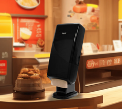 Interfold Dispenser for Dispense Nap, Stand/Tabletop, Black - 1 unit