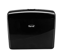 Tall Fold Napkin Dispenser, Tabletop/Suction, Black - 1 unit