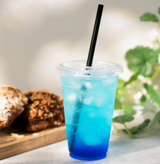 Karat Earth 8.75" Giant PLA Straw (8mm) Paper Wrapped, Black - 2,500 pcs