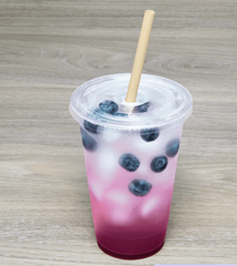 Karat Earth 9" Diagonal Cut Bamboo Fiber Giant Straws (8mm) Paper Wrapped, Natural - 3,000 pcs