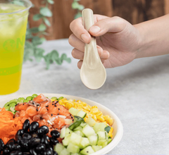 Karat Earth PFAS Free Bagasse Spoon Paper Wrapped - 750 pcs