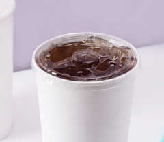 Karat Earth PLA Flat Lid for 44oz Paper Cold Cup (115mm) - 480 pcs