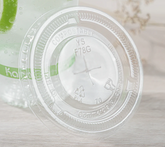 Karat Earth 78mm PLA Flat Lid for 10oz PLA Cup - 1,000 pcs