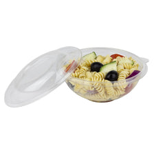 Wholesale 16oz Round PET Plastic Salad Bowl - 500 ct