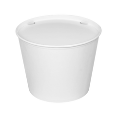 Wholesale 130oz Food Buckets with Paper Lids 215mm - 150 ct
