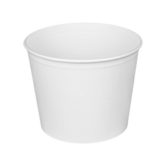 Wholesale 85oz Food Buckets White - 180 ct