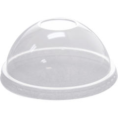 Wholesale Plastic Dome Lids - No Hole (92mm) - 1,000 ct