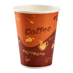 Wholesale 8oz Paper Hot Cups - Coffee (80mm) - 1,000 ct