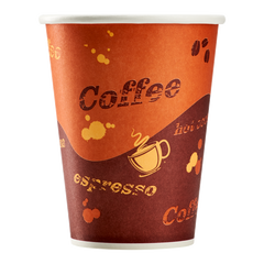 Wholesale 8oz Paper Hot Cups - Coffee (80mm) - 1,000 ct