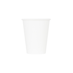 Wholesale 8oz Paper Hot Cups White 80mm - 1,000 ct