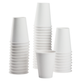 Wholesale 8oz Paper Hot Cups White 80mm - 1,000 ct