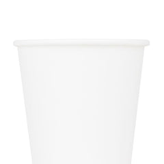 Wholesale 10oz Paper Hot Cups - White (90mm) - 1,000 ct