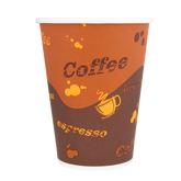 Wholesale 12oz Paper Hot Cups - Coffee (90mm) - 1,000 ct