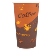 Wholesale 20oz Paper Hot Cups - Coffee 90mm - 600 ct