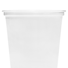 Wholesale 16oz PET Clear Cup, U-Shape 98mm - 1,000 ct