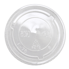 Wholesale Plastic Flat Lids (78mm) - 1,000 ct