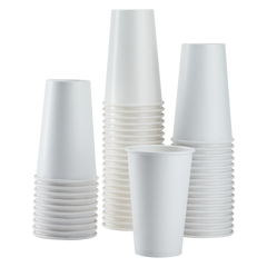 Wholesale 16oz Paper Cold Cup White 90mm - 1,000 ct