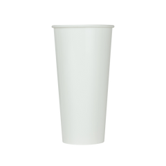 Wholesale 22oz Paper Cold Cup - White (90mm) - 1,000 ct