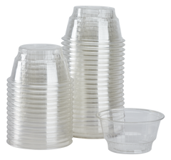 Wholesale 5oz PET Plastic Dessert Cups (92mm) - 1,000 ct