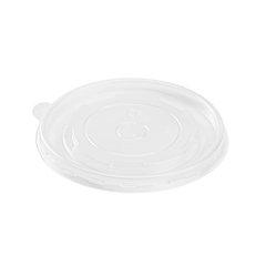 Wholesale 16 oz Flat Translucent Lid (112mm) - 1,000 ct