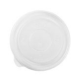 Wholesale 32 oz Flat Translucent Lid (115mm) - 500 ct