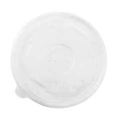 Wholesale 20 oz Flat Translucent Lid (127mm) - 600 ct